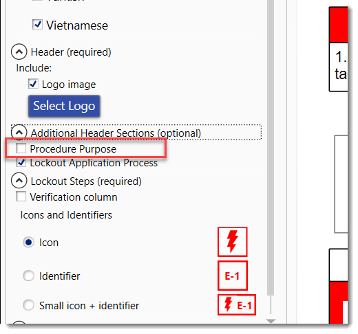 How to Create Combined Form Procedures in Lockout Writer | Brady Support