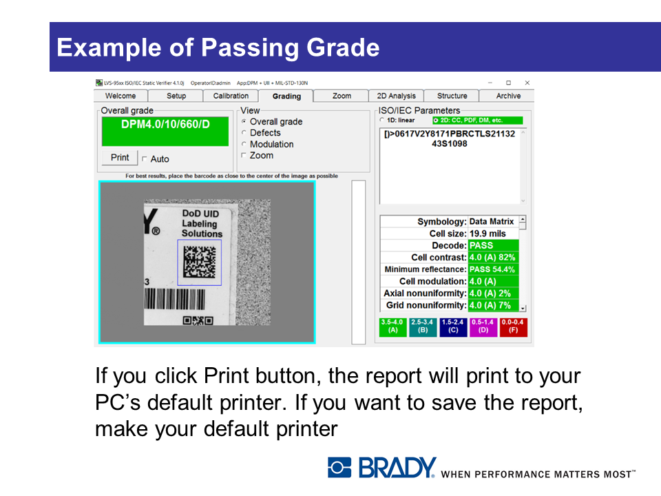 LVS-9580 Portable Barcode Verifier Setup Instructions | Brady Support