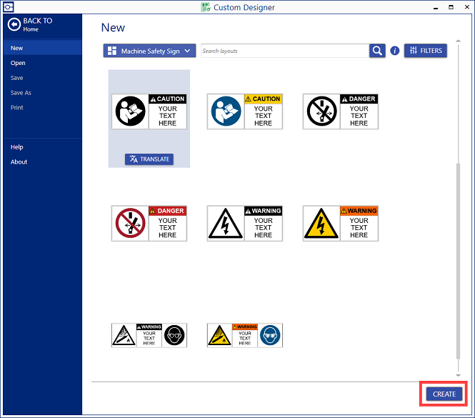Create Machine Safety