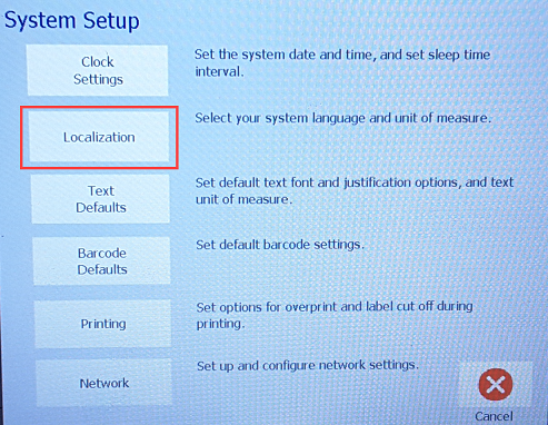 System Setup_Localization
