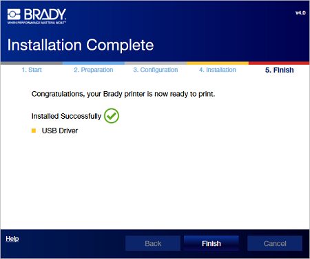 M611 - Install the Driver | Brady Support