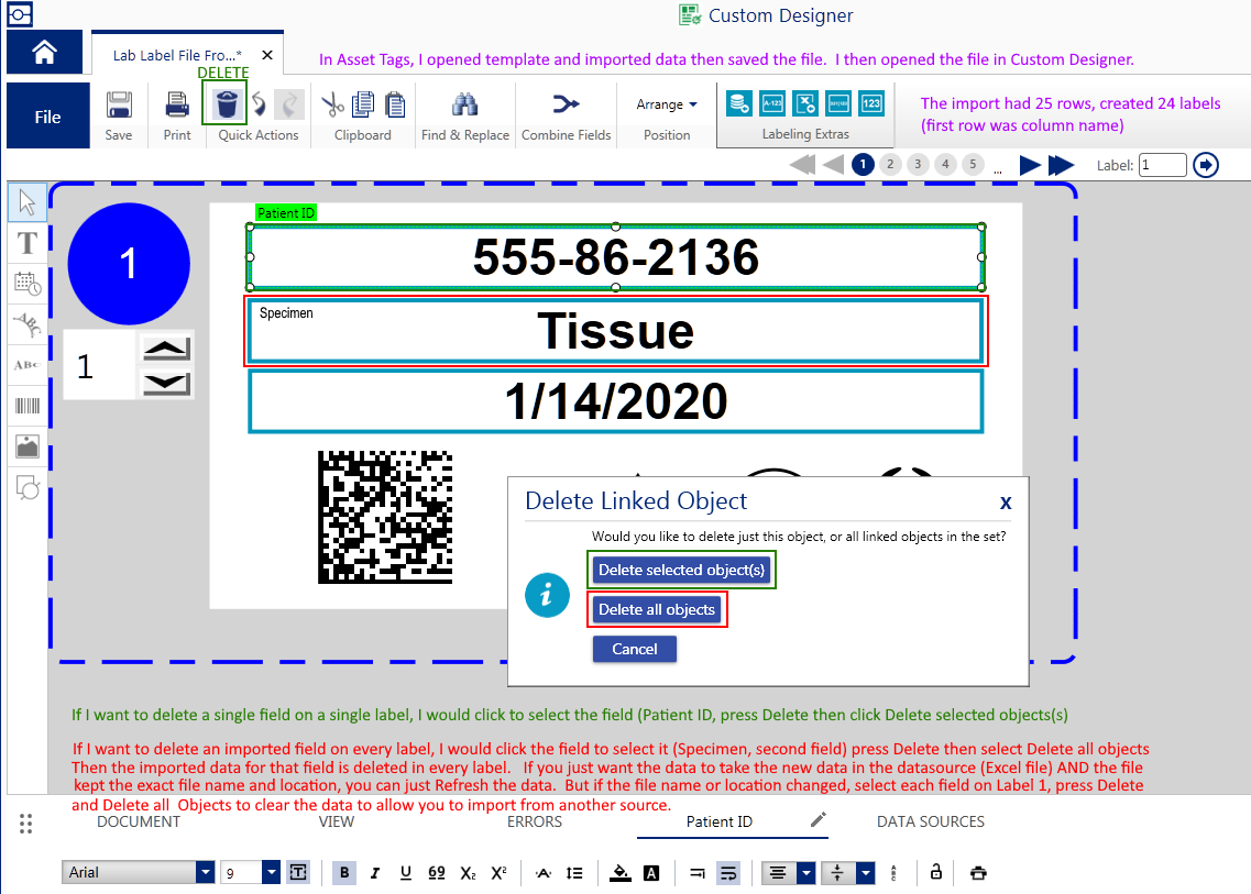 How can I save Label Files I created from a Template in Brady ...