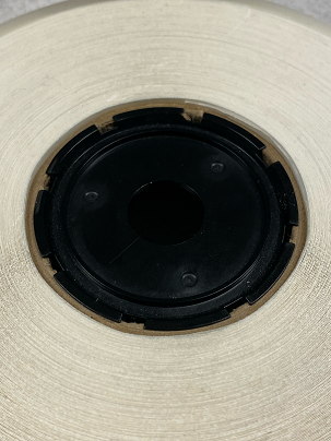 Label roll with RFID core