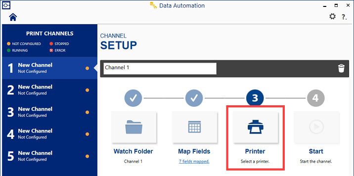 Data Automation - How to create a channel in Data Automation | Brady ...